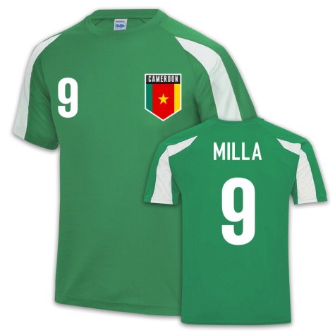 Cameroon Sports Training Jersey (Roger Milla 9)