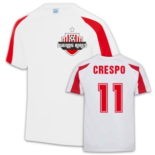 River Plate Sports Training Jersey (Hernan Crespo 11)