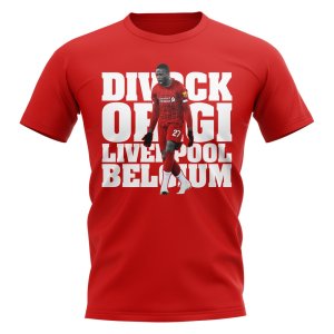 Divock Origi Liverpool Player T-Shirt (Red)