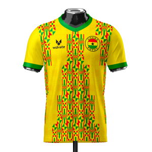 Ghana Heritage Football Jersey (Wolvate) Adult Short Sleeve