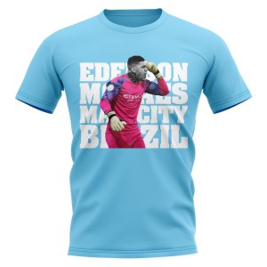 Ederson Manchester City Player T-Shirt (Sky)