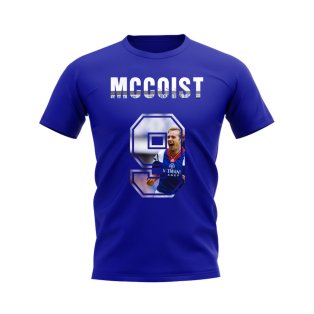 Ally McCoist Name and Number Rangers T-shirt (Blue)