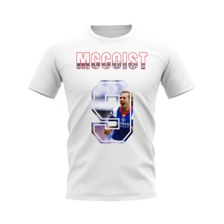 Ally McCoist Name and Number Rangers T-shirt (White)