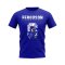 Barry Ferguson Name and Number Rangers T-shirt (Blue)