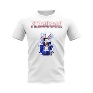 Barry Ferguson Name and Number Rangers T-shirt (White)