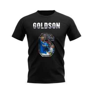 Connor Goldson Name and Number Rangers T-shirt (Black)