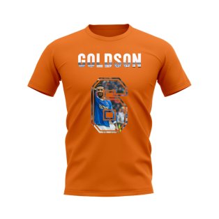Connor Goldson Name and Number Rangers T-shirt (Orange)