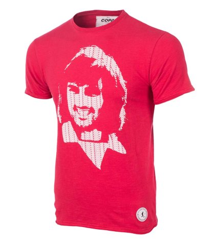 George Best Repeat Logo T-Shirt (Red)