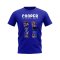 Davie Cooper Name and Number Rangers T-shirt (Blue)