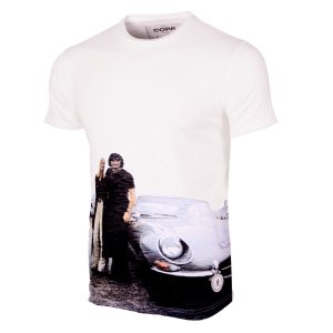 George Best E-Type All Over Print T-Shirt (White)