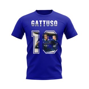Gennaro Gattuso Name and Number Rangers T-shirt (Blue)