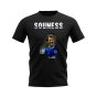 Graeme Souness Name and Number Rangers T-shirt (Black)
