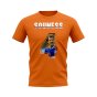 Graeme Souness Name and Number Rangers T-shirt (Orange)