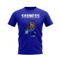 Graeme Souness Name and Number Rangers T-shirt (Blue)