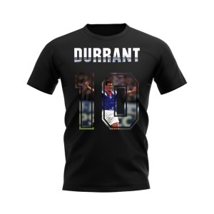 Ian Durrant Name and Number Rangers T-shirt (Black)
