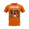 Ian Durrant Name and Number Rangers T-shirt (Orange)