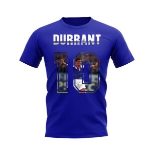 Ian Durrant Name and Number Rangers T-shirt (Blue)
