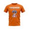 James Tavernier Name and Number Rangers T-shirt (Orange)