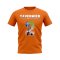 James Tavernier Trophy Walk Name and Number Rangers T-shirt (Orange)