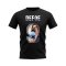 Jermain Defoe Name and Number Rangers T-shirt (Black)