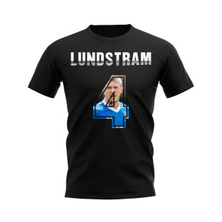 John Lundstram Name and Number Rangers T-shirt (Black)