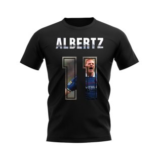 Jorg Albertz Name and Number Rangers T-shirt (Black)