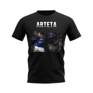 Mikel Arteta Name and Number Rangers T-shirt (Black)