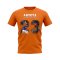 Mikel Arteta Name and Number Rangers T-shirt (Orange)