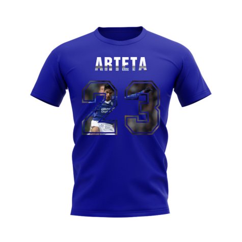 Mikel Arteta Name and Number Rangers T-shirt (Blue)