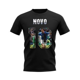 Nacho Novo Name and Number Rangers T-shirt (Black)