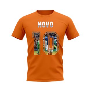 Nacho Novo Name and Number Rangers T-shirt (Orange)