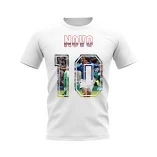 Nacho Novo Name and Number Rangers T-shirt (White)