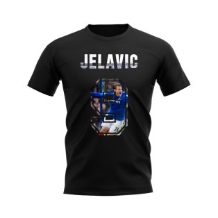 Nikica Jelavic Name and Number Rangers T-shirt (Black)