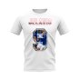 Nikica Jelavic Name and Number Rangers T-shirt (White)