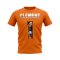 Philippe Clement Name and Number Rangers T-shirt (Orange)