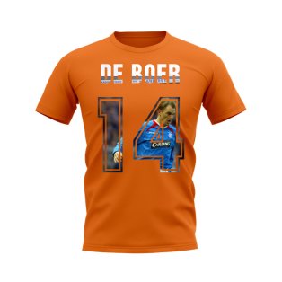 Ronald De Boer Name and Number Rangers T-shirt (Orange)