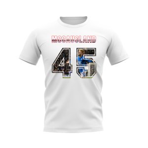 Ross McCausland Name and Number Rangers T-shirt (White)