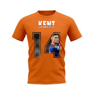 Ryan Kent Name and Number Rangers T-shirt (Orange)