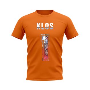 Stefan Klos Name and Number Rangers T-shirt (Orange)
