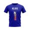 Stefan Klos Name and Number Rangers T-shirt (Blue)