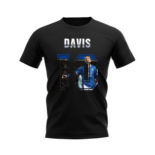 Steven Davis Name and Number Rangers T-shirt (Black)