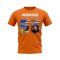 Steven Gerrard Name and Number Rangers T-shirt (Orange)