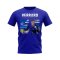 Steven Gerrard Name and Number Rangers T-shirt (Blue)