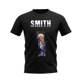 Walter Smith Name and Number Rangers T-shirt (Black)
