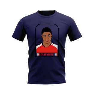 Kylian Mbappe Rookie T-shirt (Navy)