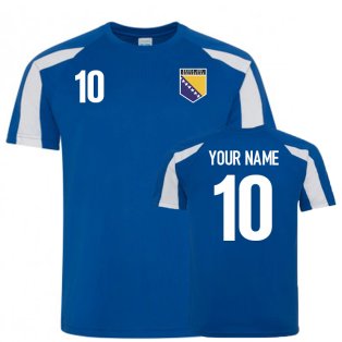 Bosnia and Herzegovina Sports Training Jersey (Your Name)