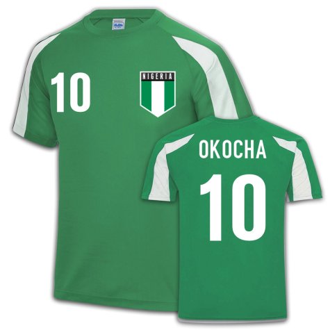 Nigeria Sports Training Jersey (Jay Jay Okocha 10)