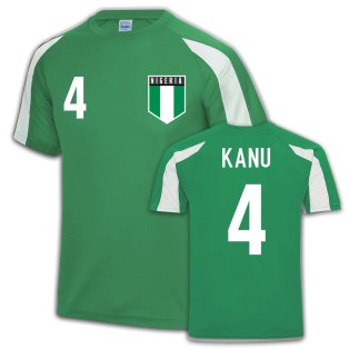 Nigeria Sports Training Jersey (Nwankwo Kanu 4)