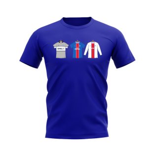PSG 1999-2000 Retro Shirt T-shirt (Blue)