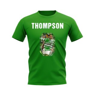 Alan Thompson Name And Number Celtic T-Shirt (Green)